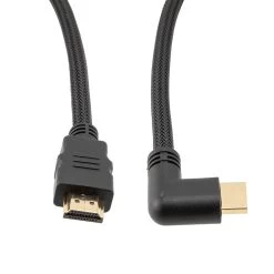 NavePoint HDMI 2.0 Male To Male Braided Cable, PVC With Nylon, Black, PVC Shell, Supports 4K @ 60Hz, Right Angle, 3M 9 NavePoint HDMI 2.0 Male To Male Braided Cable, PVC With Nylon, Black, PVC Shell, Supports 4K @ 60Hz, Right Angle, 3M -Server Cabinet Accessories 00407411 3 55008.1700670512