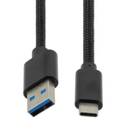 NavePoint USB A 3.0 Male To USB C 3.0 Male Cable, Aluminum Shell, Supports 5 Volts/2 Amps, 5 Gbps, Black Nylon Braid, 0.5M Length 7 NavePoint USB A 3.0 Male To USB C 3.0 Male Cable, Aluminum Shell, Supports 5 Volts/2 Amps, 5 Gbps, Black Nylon Braid, 0.5M Length -Server Cabinet Accessories 00407418 3 97402.1699384461