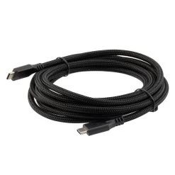 NavePoint USB C 4.0 Male To USB C 4.0 Male Cable, Molded PVC, Supports 20 Volts/100 Watts, 20 Gbps, Black Nylon Braid, 3M Length 7 NavePoint USB C 4.0 Male To USB C 4.0 Male Cable, Molded PVC, Supports 20 Volts/100 Watts, 20 Gbps, Black Nylon Braid, 3M Length -Server Cabinet Accessories 00407424 3 01807.1699025664