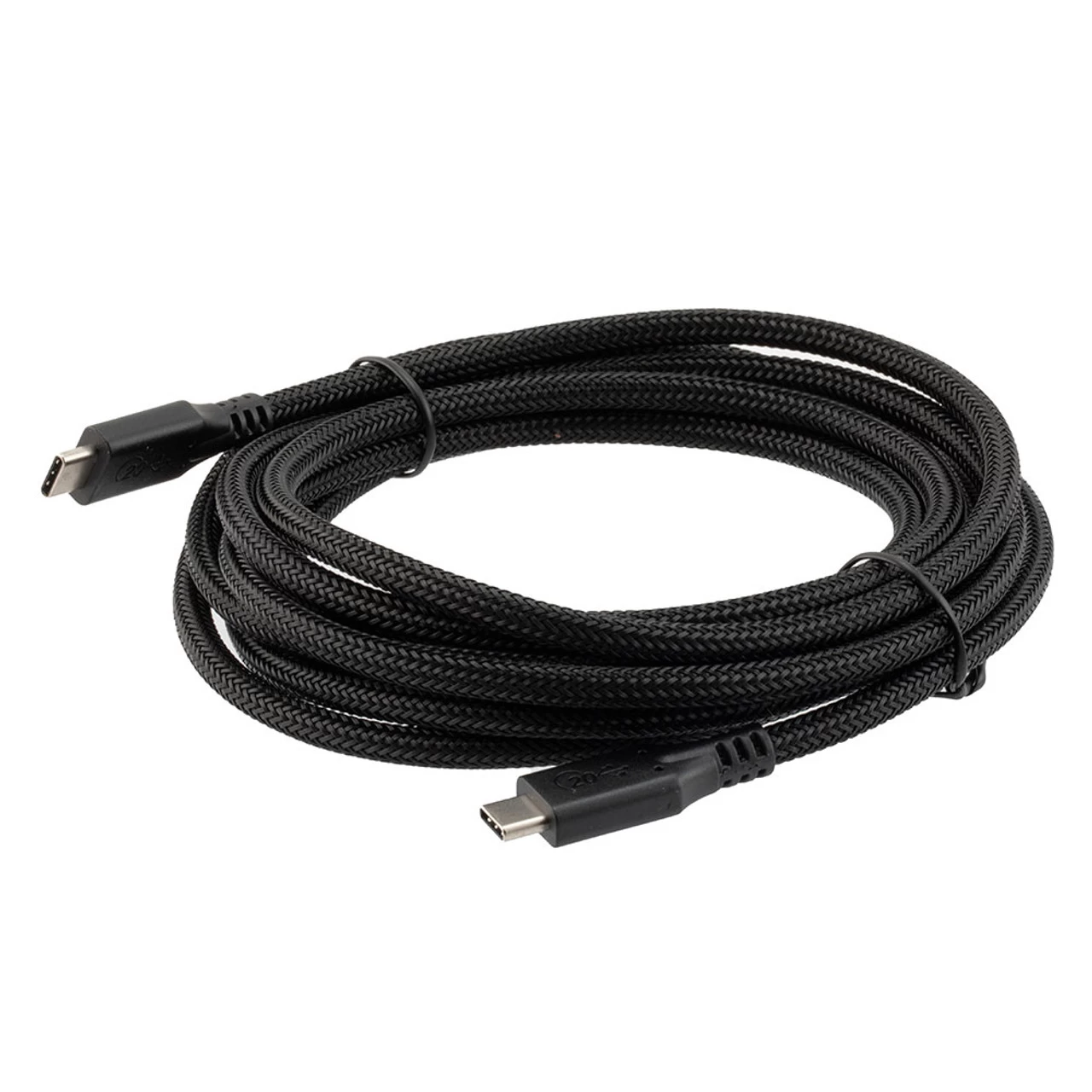 NavePoint USB C 4.0 Male To USB C 4.0 Male Cable, Molded PVC, Supports 20 Volts/100 Watts, 20 Gbps, Black Nylon Braid, 3M Length 5 NavePoint USB C 4.0 Male To USB C 4.0 Male Cable, Molded PVC, Supports 20 Volts/100 Watts, 20 Gbps, Black Nylon Braid, 3M Length - Image 3