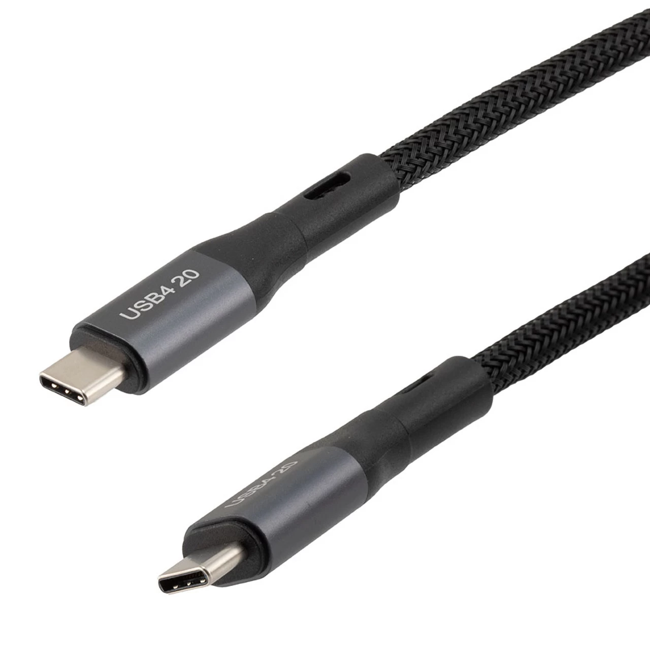 NavePoint USB C 4.0 Male To USB C 4.0 Male Cable, Metal, Supports 20 Volts/100 Watts, 20 Gbps, Black Nylon Braid, 3M Length 3 NavePoint USB C 4.0 Male To USB C 4.0 Male Cable, Metal, Supports 20 Volts/100 Watts, 20 Gbps, Black Nylon Braid, 3M Length