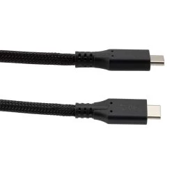 NavePoint USB C 4.0 Male To USB C 4.0 Male Cable, Molded PVC, Supports 5 Volts/100 Watts, 40 Gbps, Black Nylon Braid, 1M Length 6 NavePoint USB C 4.0 Male To USB C 4.0 Male Cable, Molded PVC, Supports 5 Volts/100 Watts, 40 Gbps, Black Nylon Braid, 1M Length -Server Cabinet Accessories 00407426 2 75468.1698866961