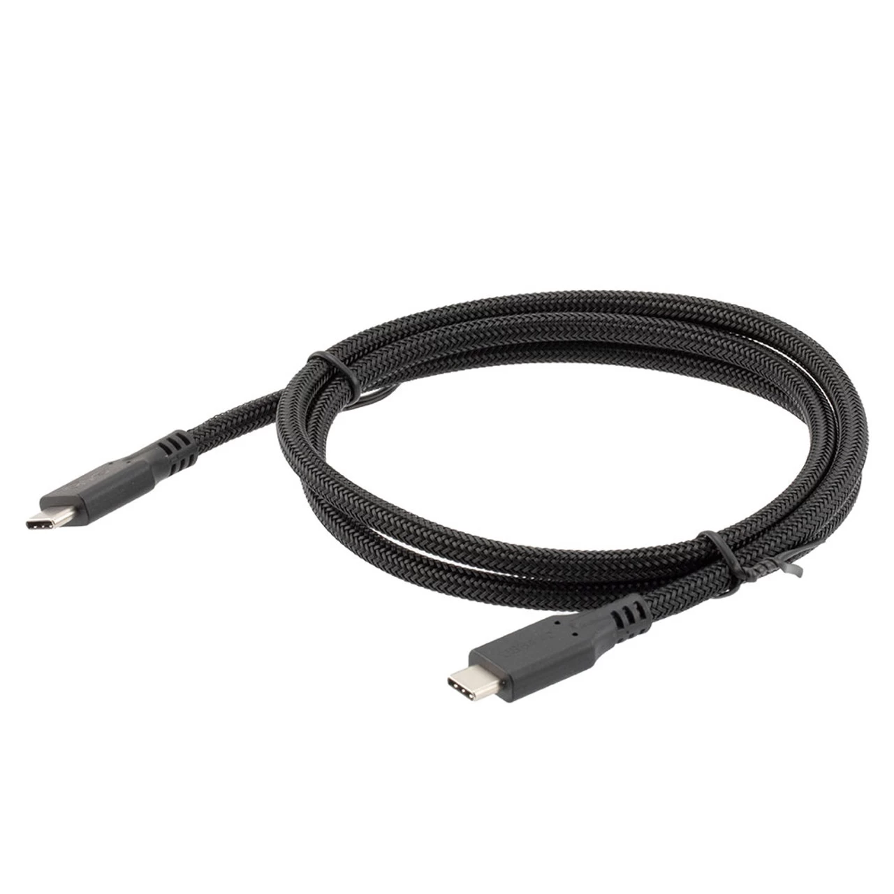 NavePoint USB C 4.0 Male To USB C 4.0 Male Cable, Molded PVC, Supports 5 Volts/100 Watts, 40 Gbps, Black Nylon Braid, 1M Length 5 NavePoint USB C 4.0 Male To USB C 4.0 Male Cable, Molded PVC, Supports 5 Volts/100 Watts, 40 Gbps, Black Nylon Braid, 1M Length - Image 3