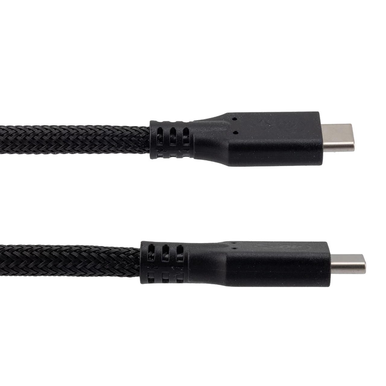 NavePoint USB C 4.0 Male To USB C 4.0 Male Cable, Molded PVC, Supports 20 Volts/240 Watts, 40 Gbps, Black Nylon Braid, 1M Length 4 NavePoint USB C 4.0 Male To USB C 4.0 Male Cable, Molded PVC, Supports 20 Volts/240 Watts, 40 Gbps, Black Nylon Braid, 1M Length - Image 2